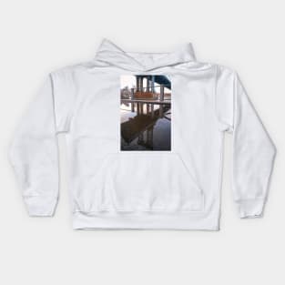 Manhattan Bridge Reflection Kids Hoodie